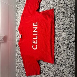 Celine women’s Bold Red Tee